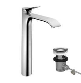 Смеситель для раковины Hansgrohe Vivenis CoolStart с донным клапаном хром 75044000