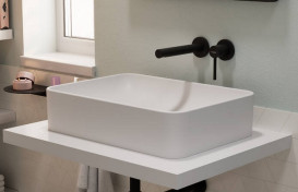 Змішувач для раковини Hansgrohe Zesis S настінний чорний матовий 74750670