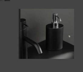 Смеситель для раковины Kerasan Nolita однорычажный чёрный матовый 922731