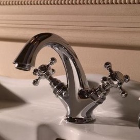 Змішувач для раковини Kerasan Retro двухвентильний хром 738990