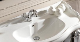 Змішувач для раковини Kerasan Retro двухвентильний хром 738990