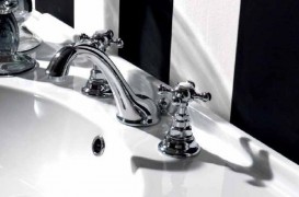 Смеситель для раковины Kerasan Retro на три отверстия хром 739190