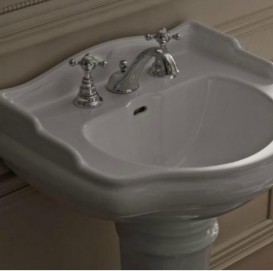 Смеситель для раковины Kerasan Retro на три отверстия хром 739190