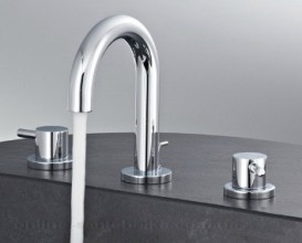 Змішувач для раковини Kludi BOZZ на три отвори Двохважеля хром 383930576