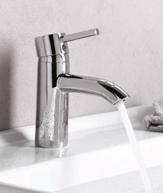 Смеситель для раковины Kludi BOZZ с донным клапаном однорычажный хром 382920576