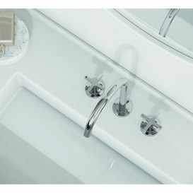 Смеситель для раковины Kludi Nova Fonte Classic двухвентильный хром 201430520