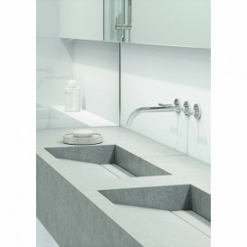 Смеситель для раковины Kludi Nova Fonte Puristic настенный хром 201460515