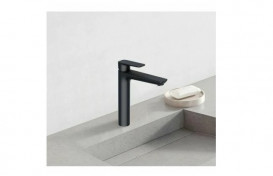 Змішувач для раковини Kludi Pure&Style одноважільний чорний матовий 402963975