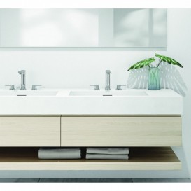 Смеситель для раковины Kludi Zenta SL двухрычажный на 3 отверстия хром 483930565