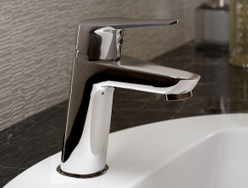 Змішувач для раковини Koller Pool Kvadro з донним клапаном змішувач хром KR0200