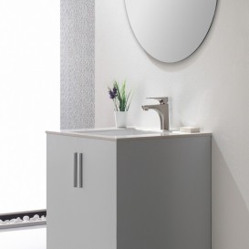 Смеситель для раковины Kraus Aquila однорычажный металл сатин FUS-13901BN