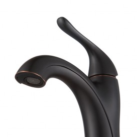 Смеситель для раковины Kraus Arcus однорычажный латунь темный шоколад FUS-1011ORB