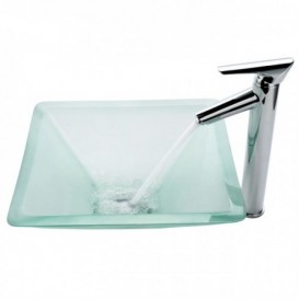 Смеситель для раковины Kraus Decus однорычажный латунь хром FVS-1800CH