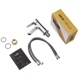 Змішувач для раковини Kroner KRM Elbe-C010 одноважільний хром CV014918