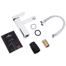 Смеситель для раковины Kroner KRM Ems-C010 однорычажный хром CV017355