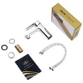 Змішувач для раковини Kroner KRM Main-C010 одноважільний хром CV018617