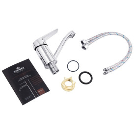 Смеситель для раковины Kroner KRM Odra-C010 однорычажный хром CV019267