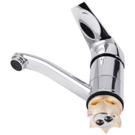 Смеситель для раковины Kroner KRM Odra-C010 однорычажный хром CV019267