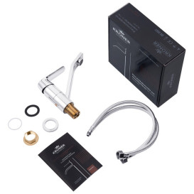 Смеситель для раковины Kroner KRP Armada-C011 однорычажный хром CV024310