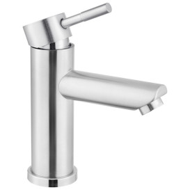 Смеситель для раковины Kroner KRP Edelstahl Klassisch-ESG010 однорычажный никель CV022994