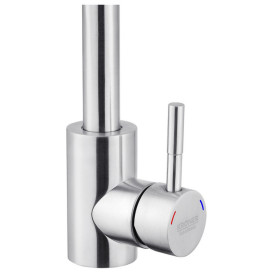 Смеситель для раковины Kroner KRP Edelstahl Klassisch-ESG011 однорычажный никель CV022999