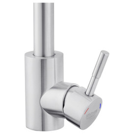 Смеситель для раковины Kroner KRP Edelstahl Klassisch-ESG012 однорычажный никель CV023008