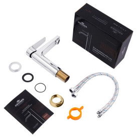 Смеситель для раковины Kroner KRP Eifel-C010 однорычажный хром CV023603