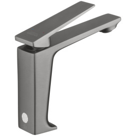 Змішувач для раковини Kroner KRP Ersel-GRP0111BV з донним клапаном графіт CV035469