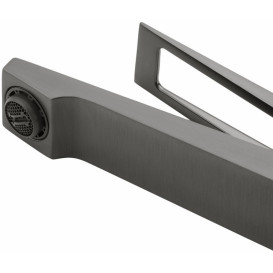 Смеситель для раковины Kroner KRP Ersel-GRP0110BV с донным клапаном графит CV035472