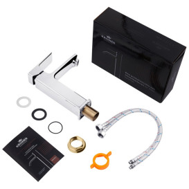 Змішувач для раковини Kroner KRP Harz-C010 одноважільний хром CV023605