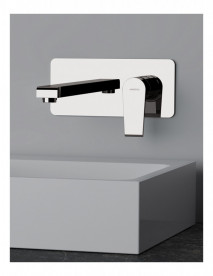 Смеситель для раковины Mariani Artic однорычажный настенный хром 565AT