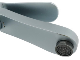 Змішувач для раковини Millz одноважільний срібло MRS-AL-B40 (silver)