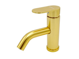 Смеситель для раковины Millz однорычажный золото MRS-AL-B-13(Gold)