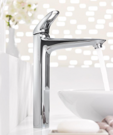 Смеситель для раковины однорычажный высокий Grohe коллекция Eurostyle New хром 23570003