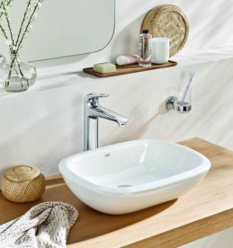 Смеситель для раковины однорычажный высокий Grohe коллекция Eurostyle New хром 23570003