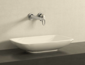 Смеситель для раковины однорычажный настенный Grohe коллекция Eurostyle New хром 19571003