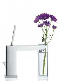 Смеситель для раковины с джойстиком с донным клапаном Grohe коллекция Eurocube Joy хром 23657000