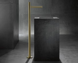 Смеситель для раковины однорычажный напольный Hansgrohe AXOR Uno 45037930