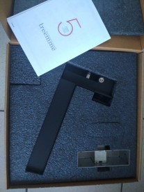 Смеситель для раковины однорычажный настенный Treemme 5 мм черный матовый 2552NN