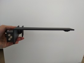 Смеситель для раковины однорычажный настенный Treemme 5 мм черный матовый 2552NN