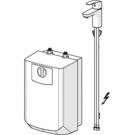 Смеситель для раковины однорычажный Oras Safira  c бойлером 1003F