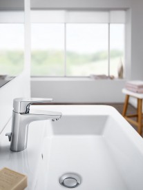 Смеситель для раковины однорычажный Roca Atlas с донным клапаном латунь хром A5A3090C00