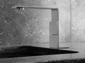 Змішувач для раковини одноважеля Treemme 5 мм нержавіюча сталь 2811IS5M