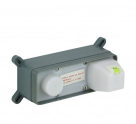 Смеситель для раковины Ponsi Stilox однорычажный настенный матовая нержавеющая сталь BTSTLXLA05