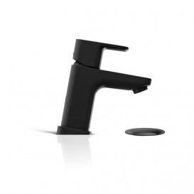 Змішувач для раковини Ravak 10° одноважільний з донним клапаном чорний матовий X070147