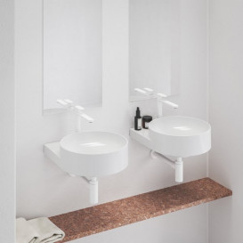 Смеситель для раковины Ravak Eleganta BeCool однорычажный белый матовый X070415