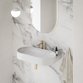 Змішувач для раковини Ravak Eleganta BeCool одноважільний рожеве золото матове X070418