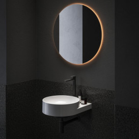 Змішувач для раковини Ravak Eleganta BeCool одноважільний чорний матовий X070421