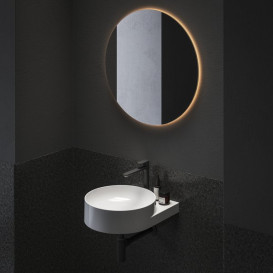 Змішувач для раковини Ravak Eleganta одноважільний чорний матовий X070387