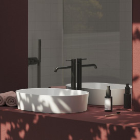 Смеситель для раковины Ravak Espirit BeCool однорычажный графит матовый X070407